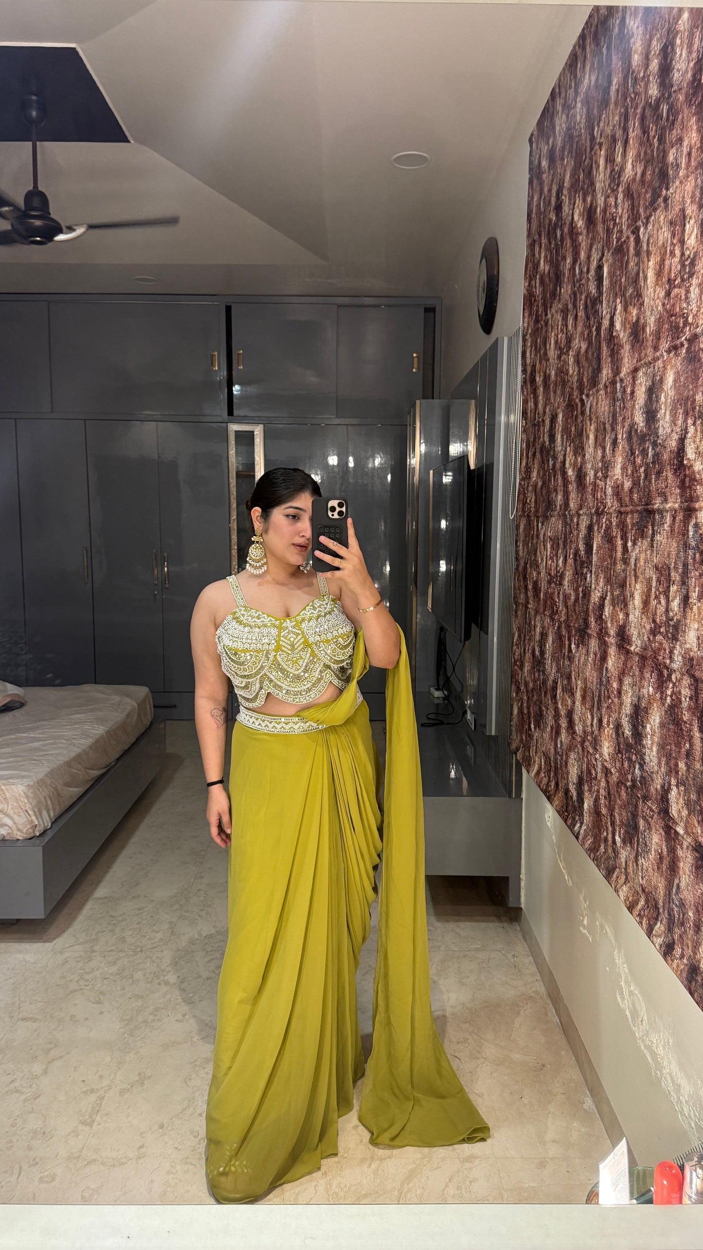 Pearl saree