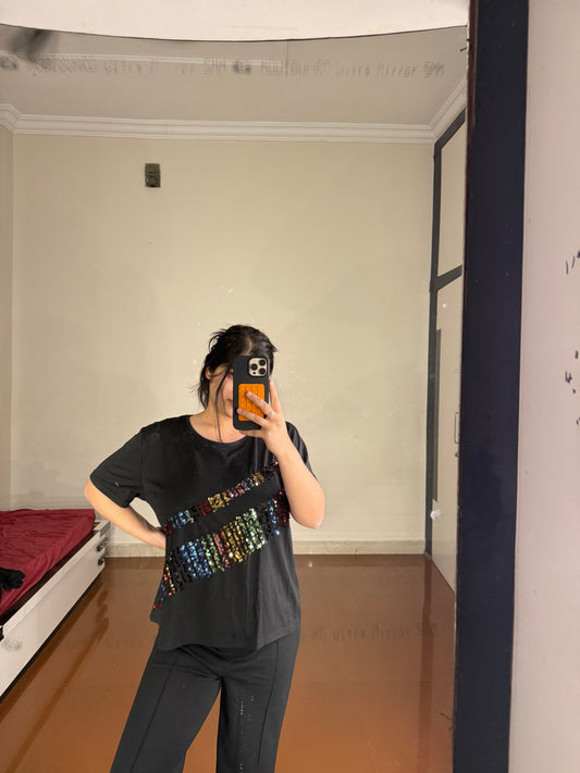 Sequin tee