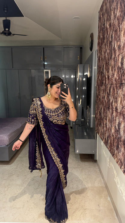 Dil aagya saree