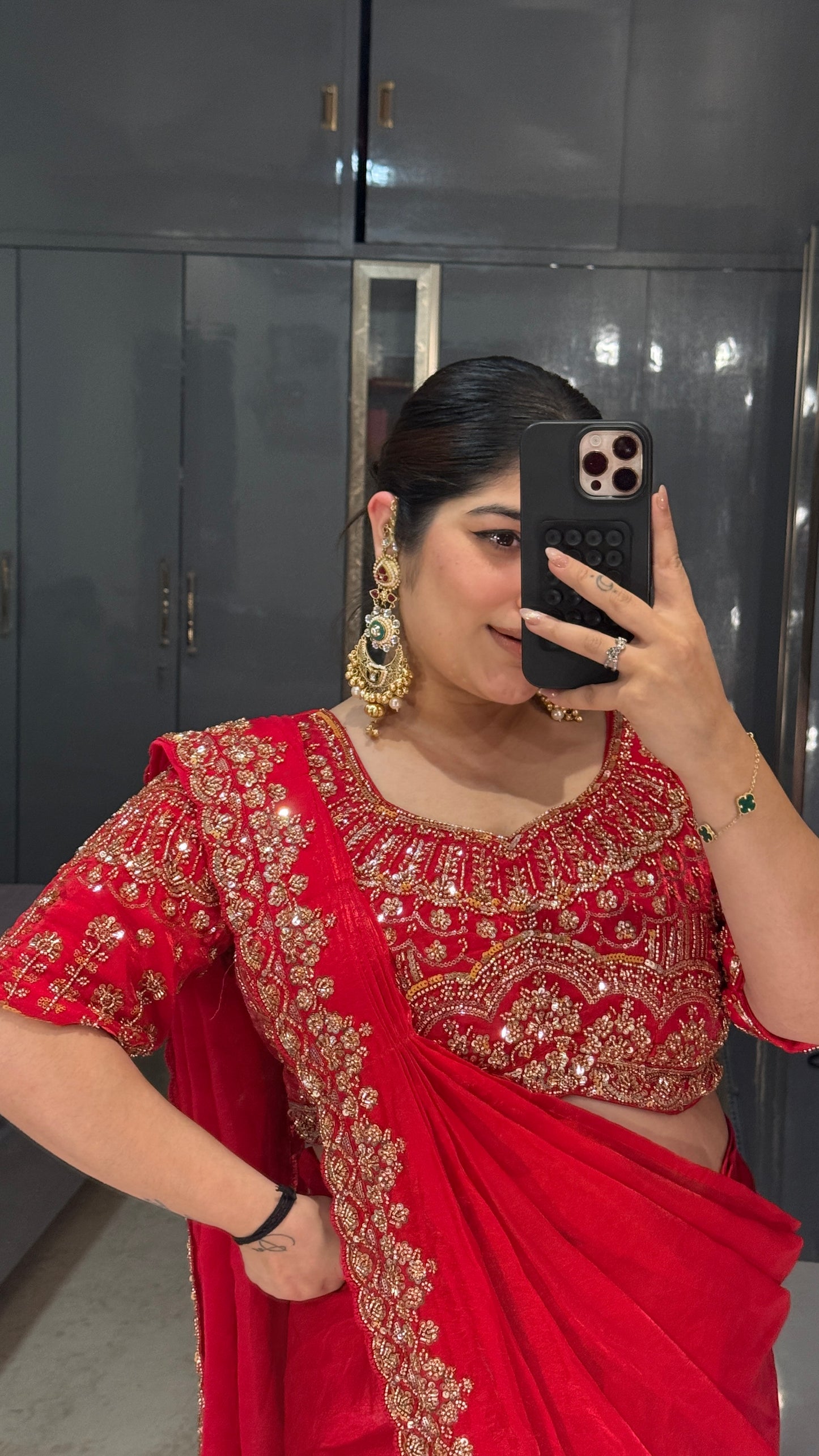 Dil aagya saree