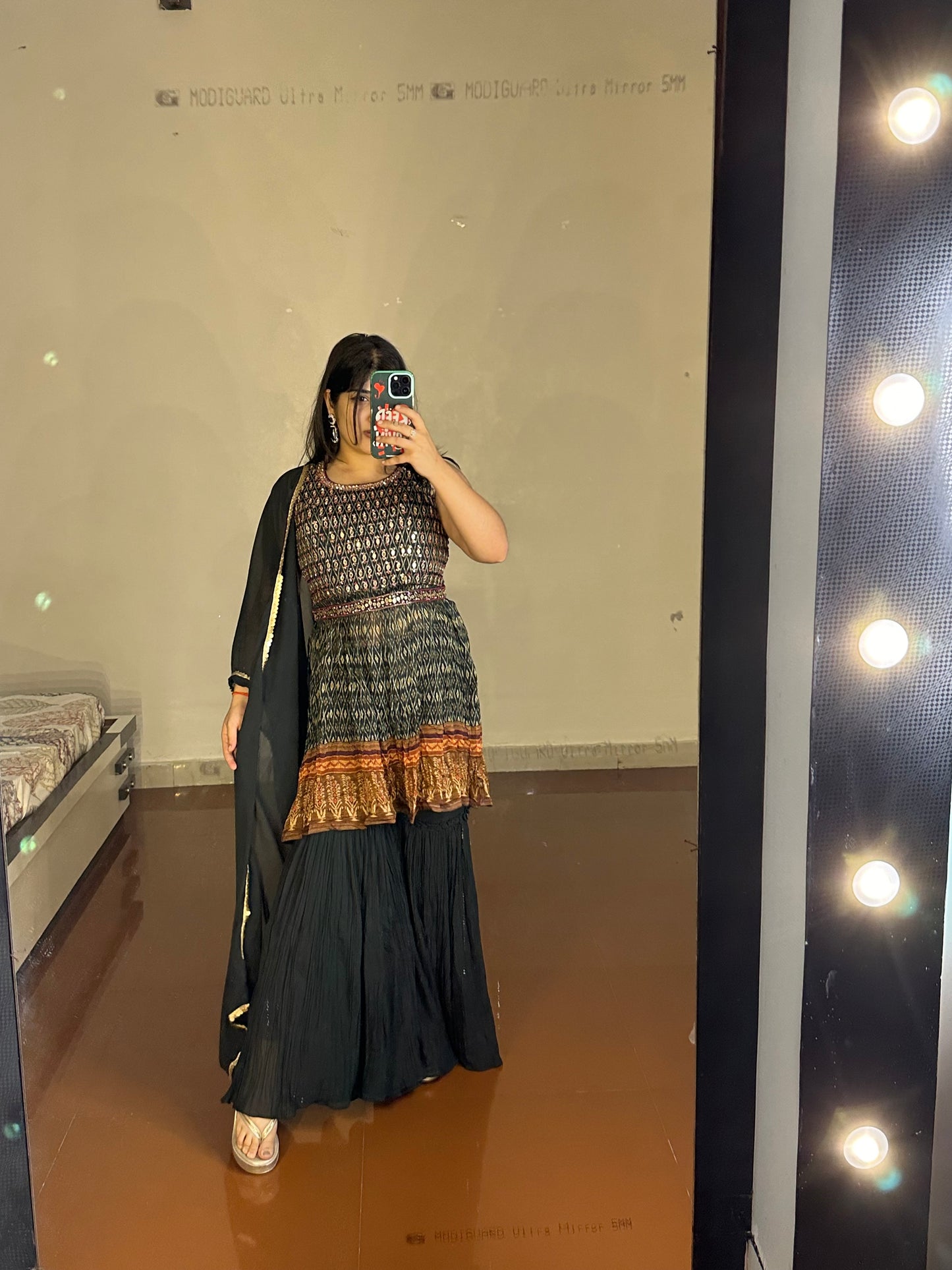 Fully printed sharara set