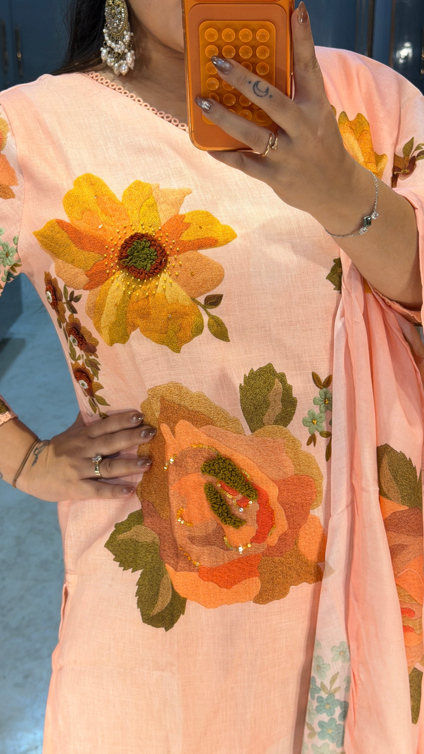 Sunflower kurta set