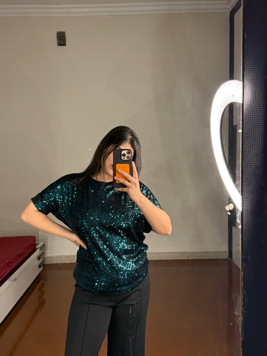 Sequin top