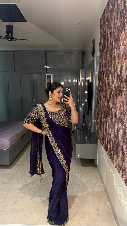 Dil aagya saree