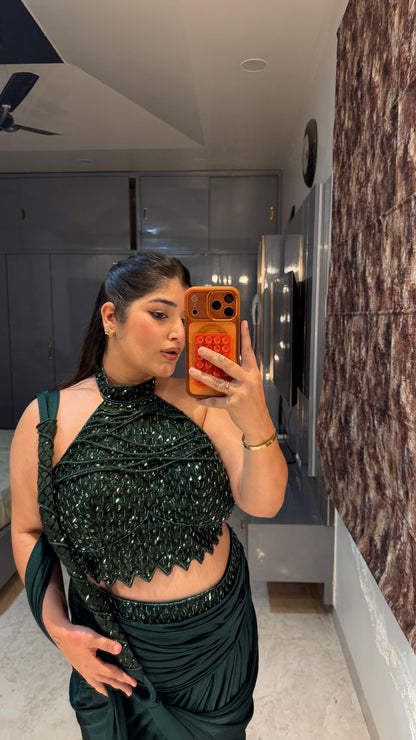 Green Bomb halter neck