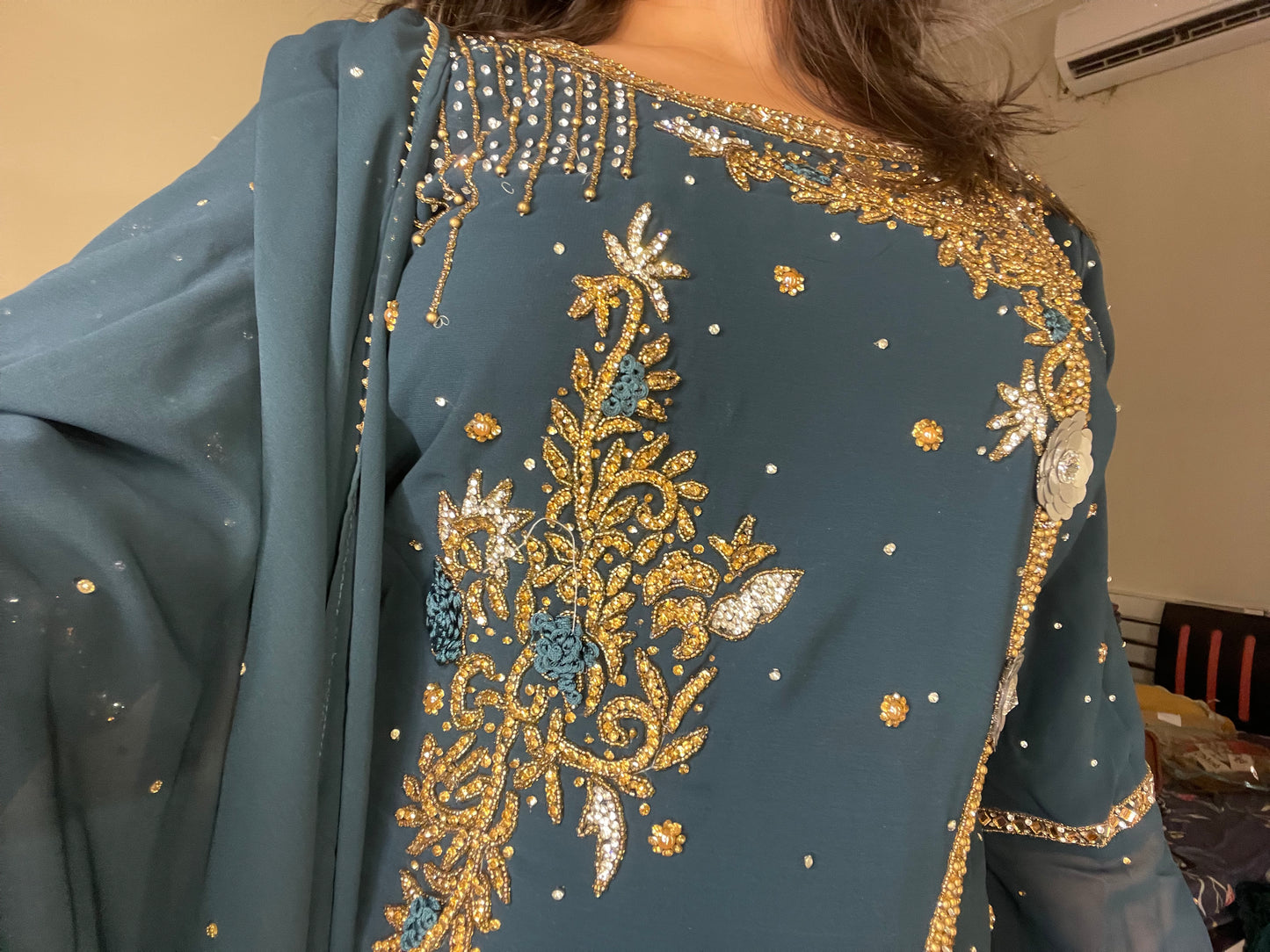 Lehenga with long kurti