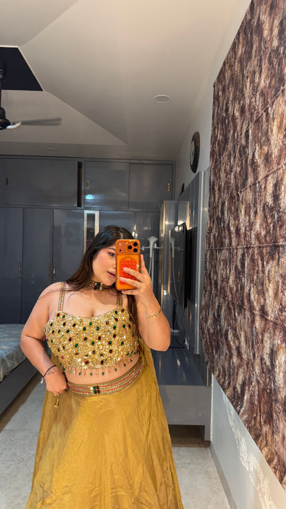 Ruby lehenga