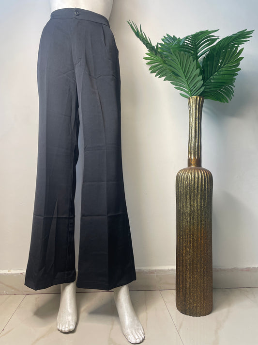 Black Bell bottom pants(rte038)