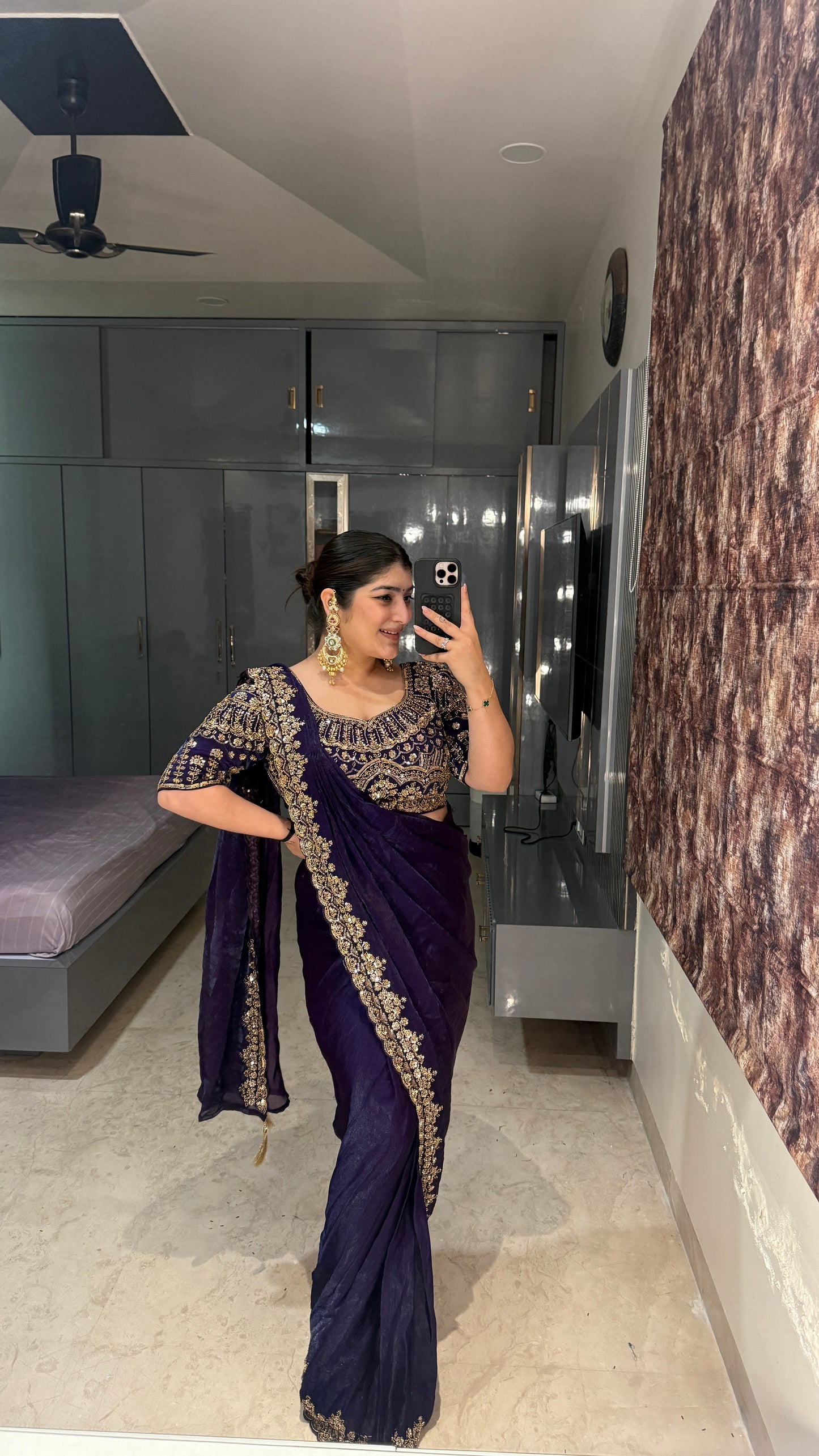 Dil aagya saree