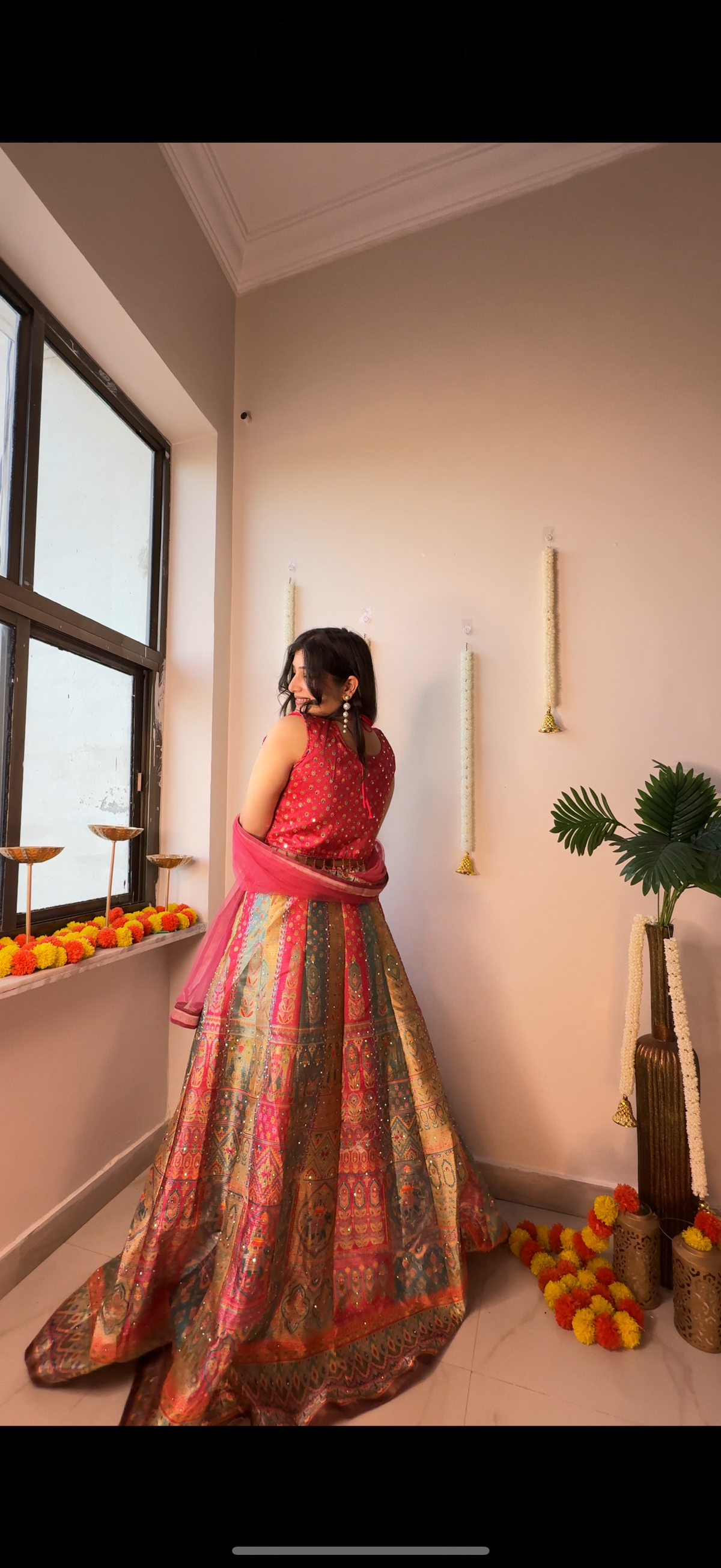 Multi color bb lehenga