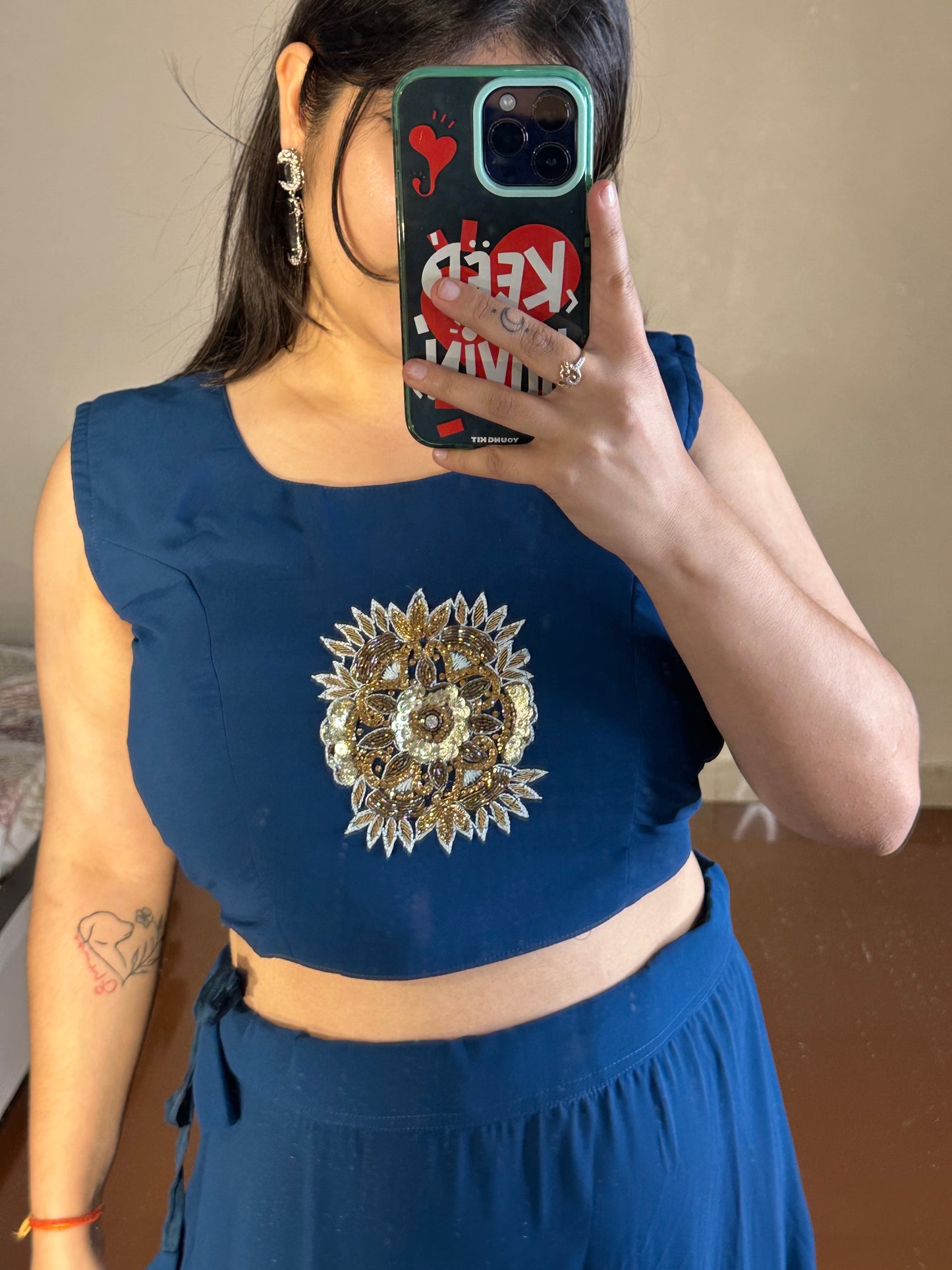 Indowestern lehenga