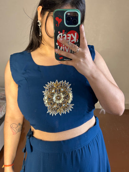 Indowestern lehenga