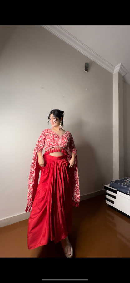 Thread work long sleeves