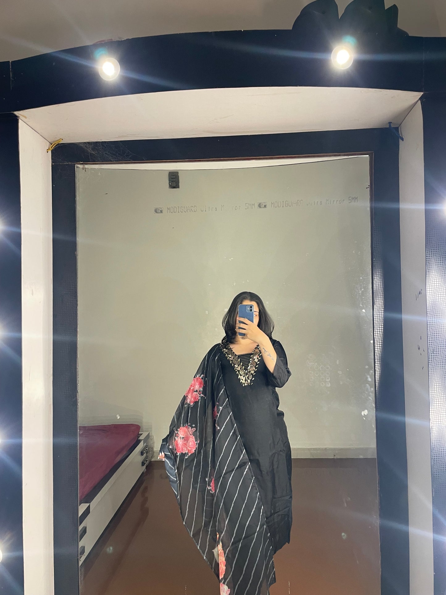 Organza duppata suit