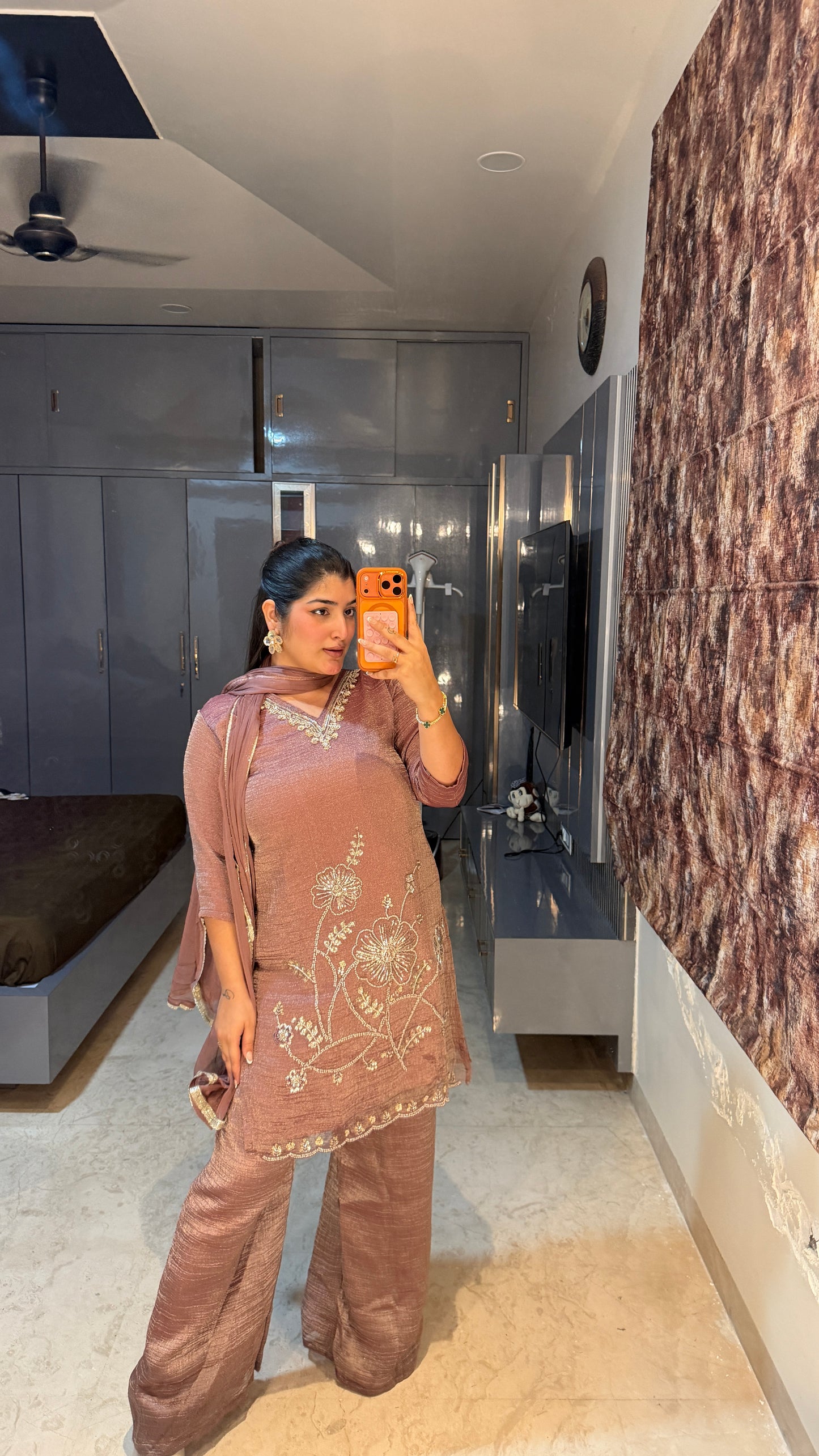 Zari kurta set