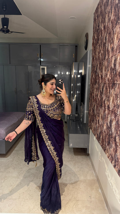 Dil aagya saree