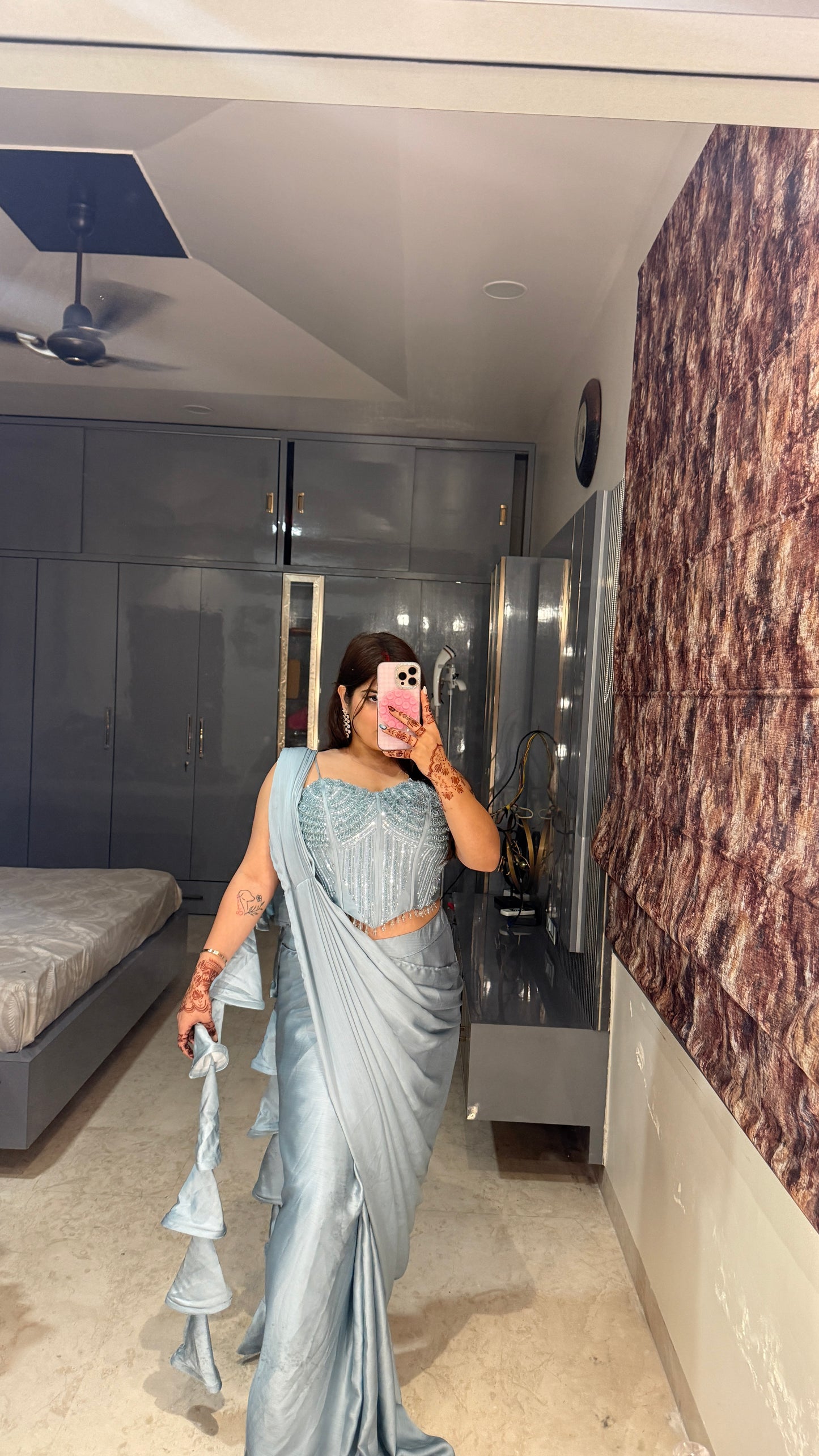 Premium corset saree