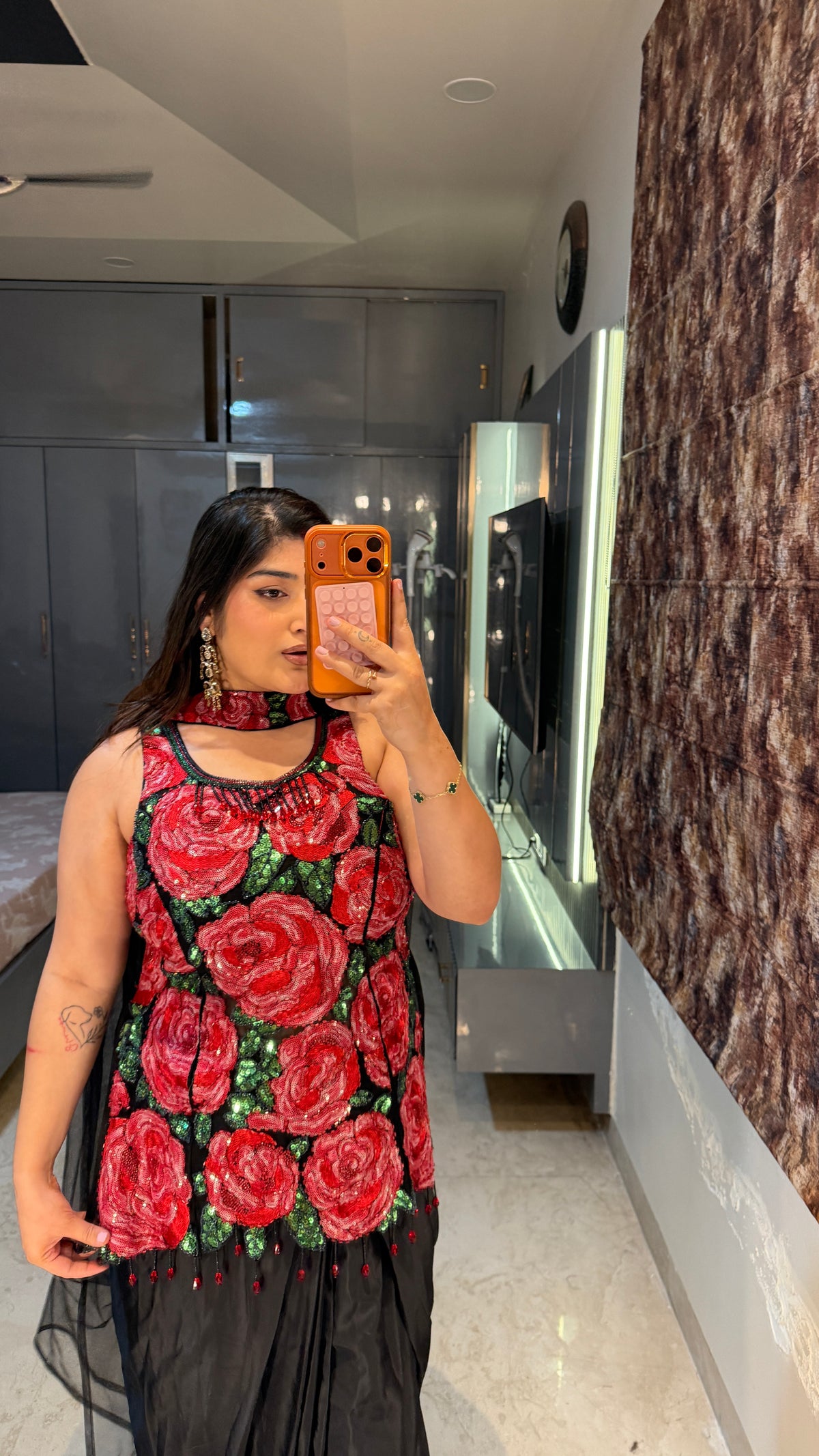 Laal phool set