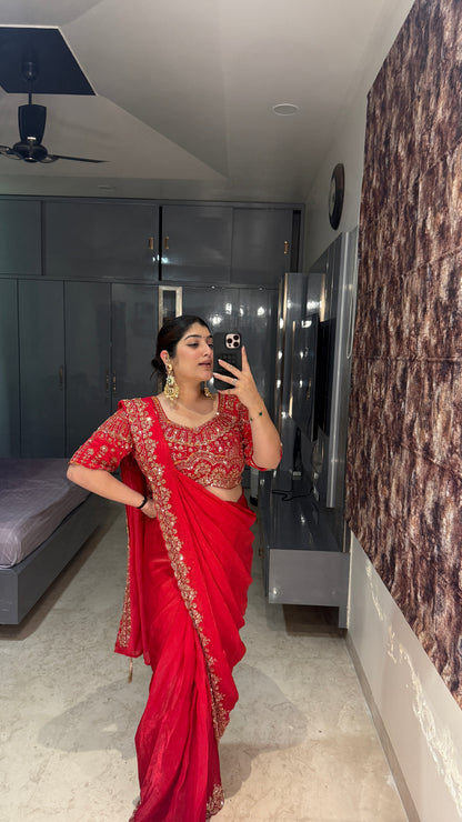 Dil aagya saree