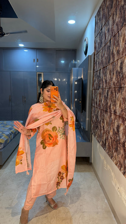 Sunflower kurta set