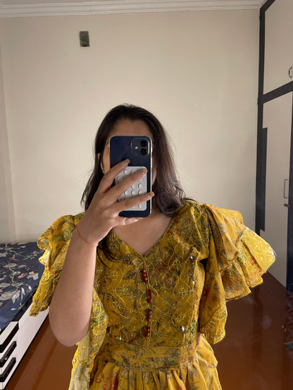 Top and skirt