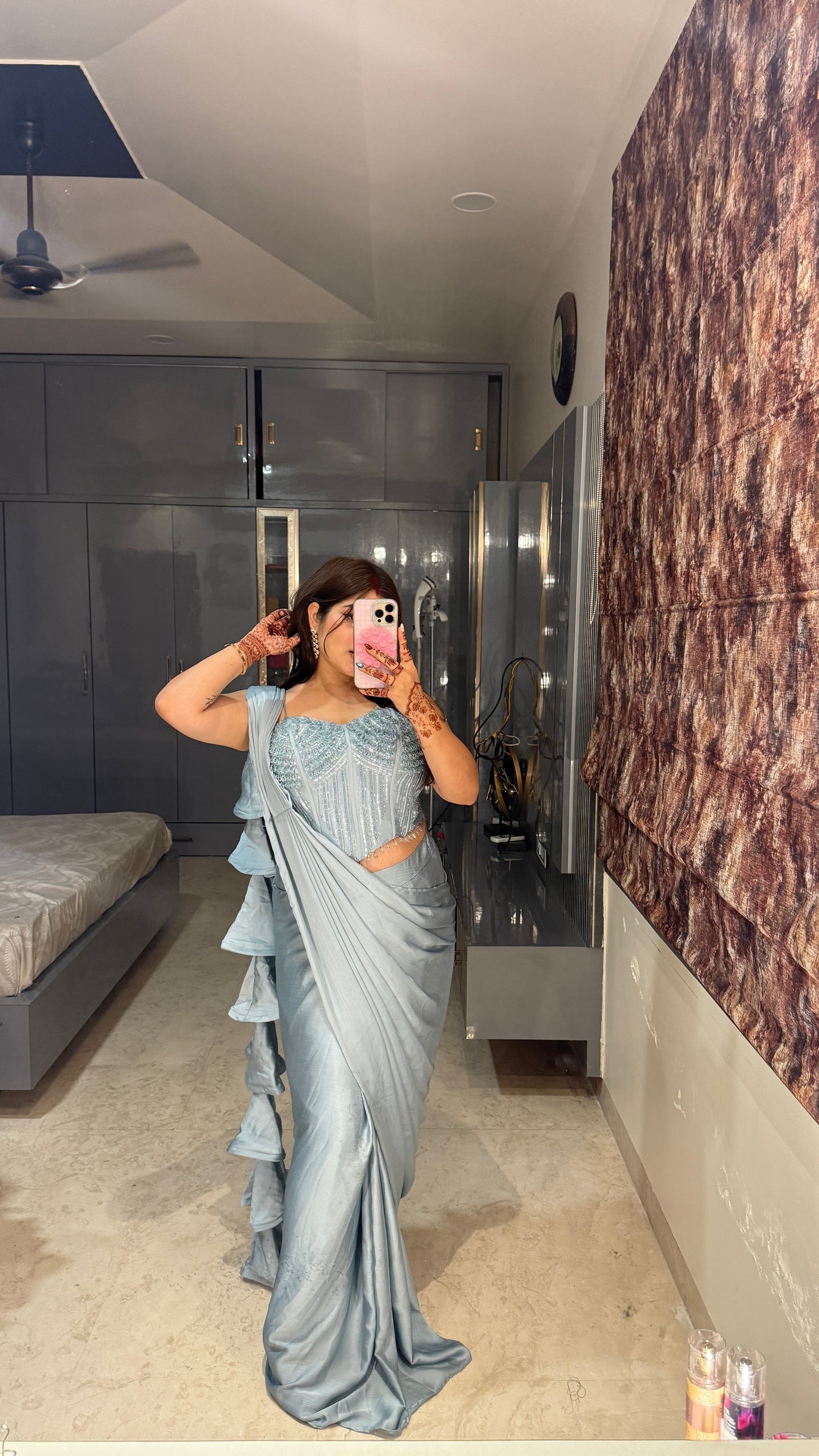 Premium corset saree