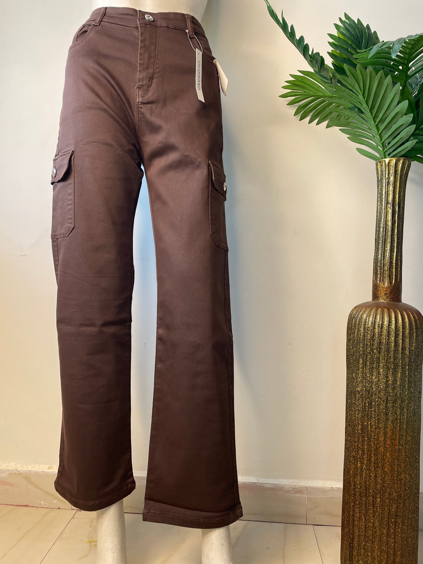 Coffee straight fit cargo