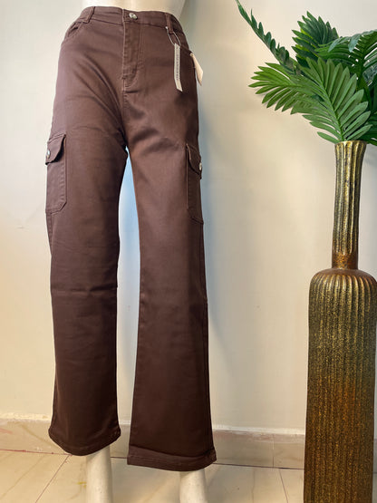 Coffee straight fit cargo