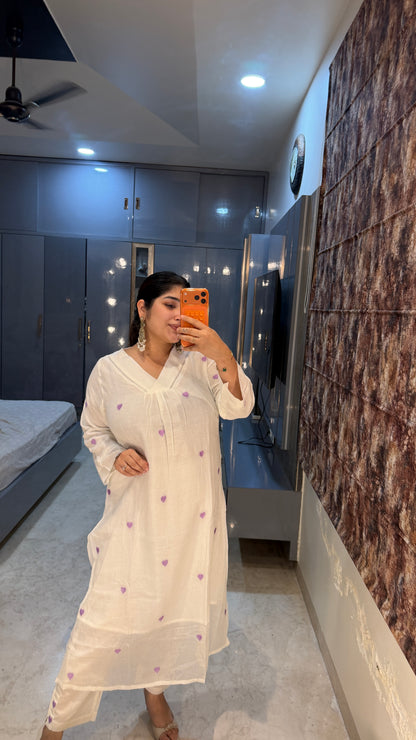 Heart kurta set