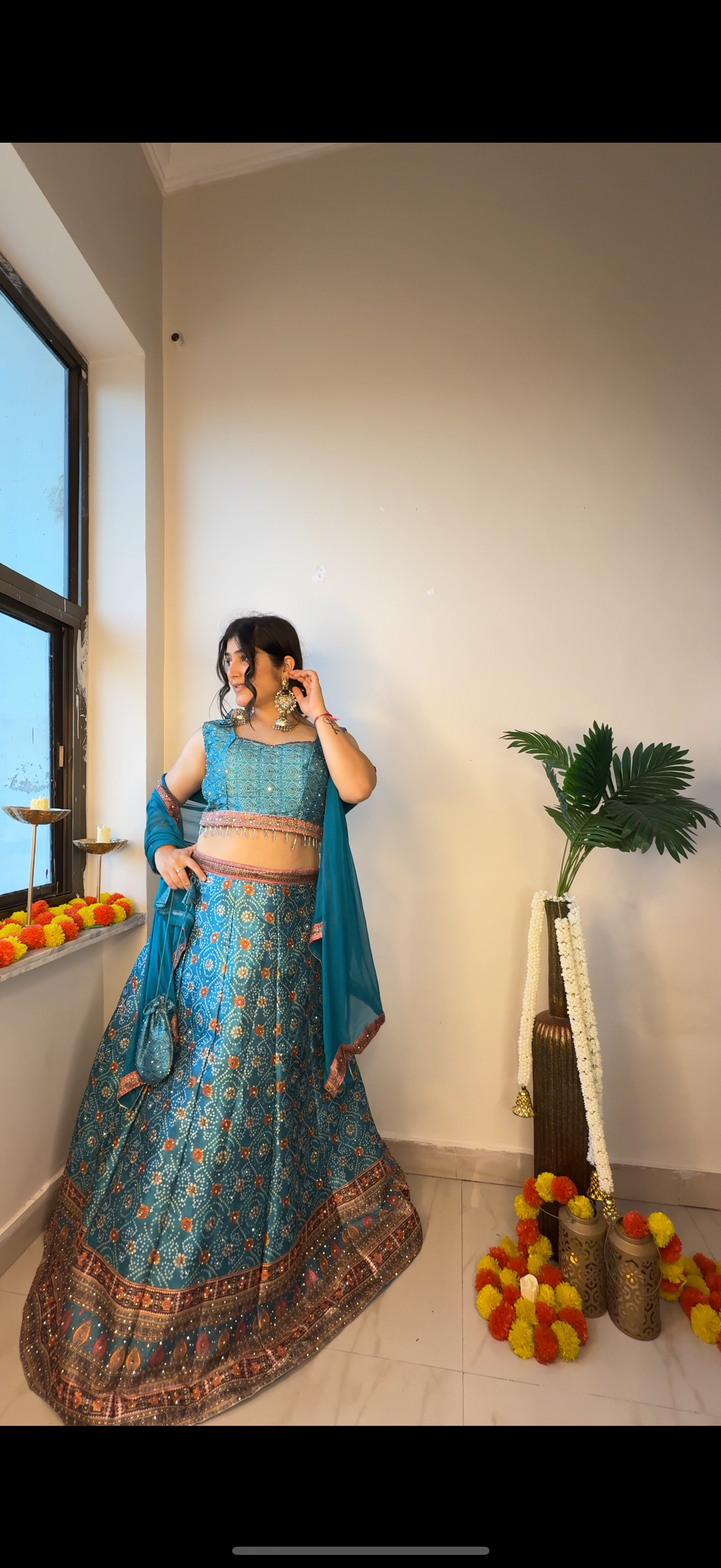 BB silk lehenga
