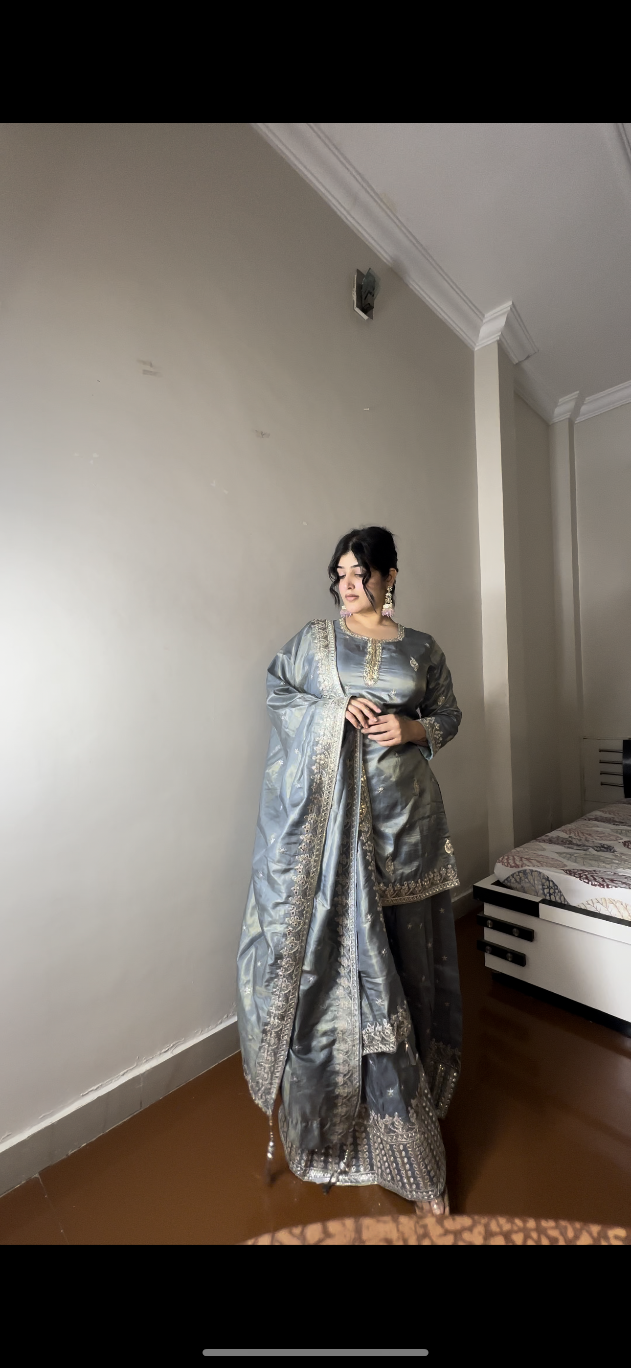 Shimmer tissue plazo set