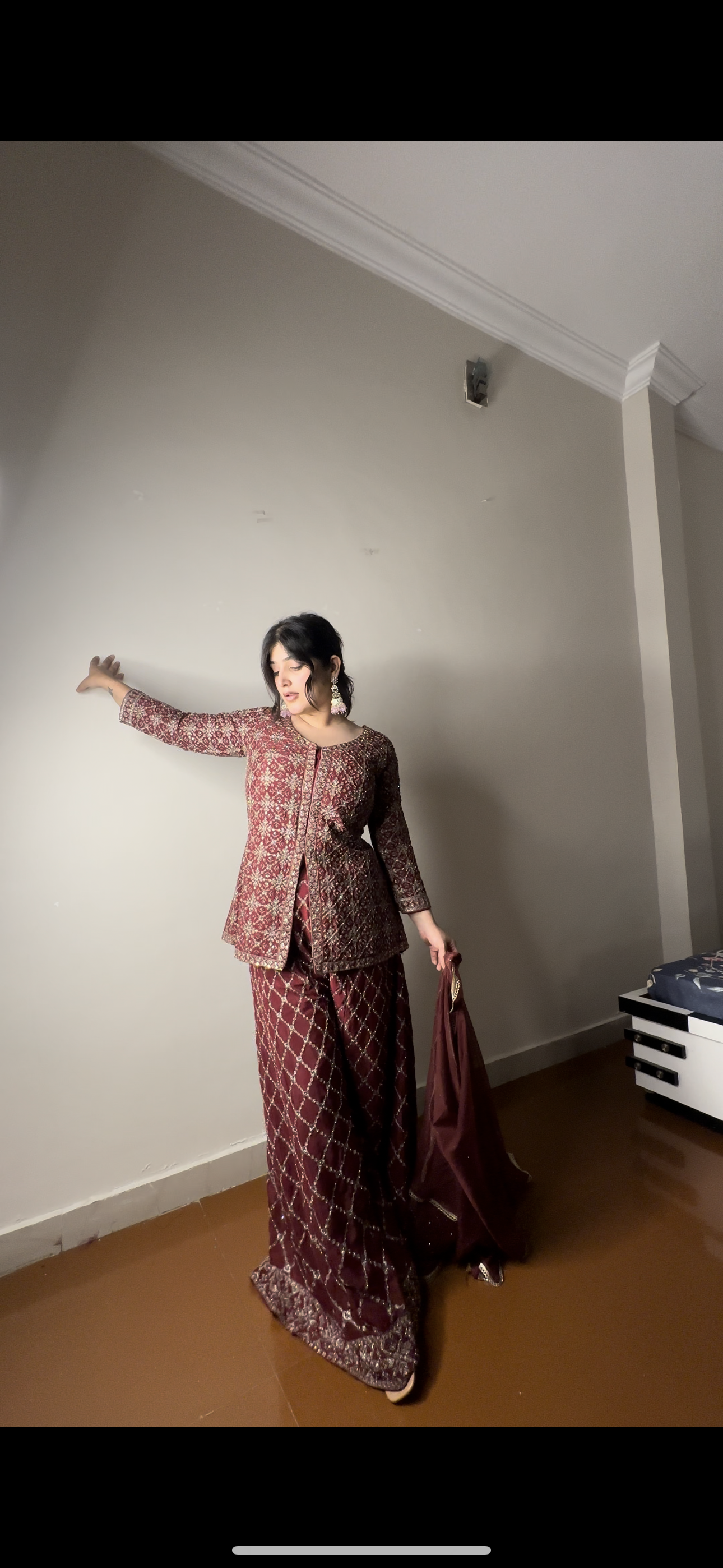 Fulki fully embroidered set