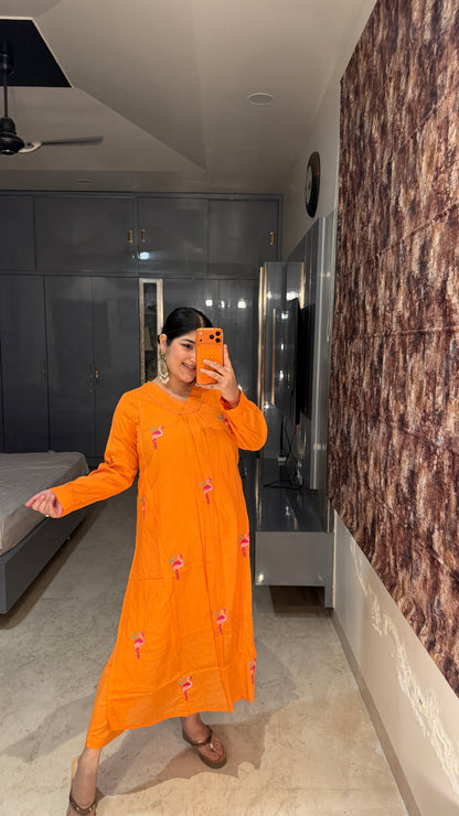 Flamingo kurta set