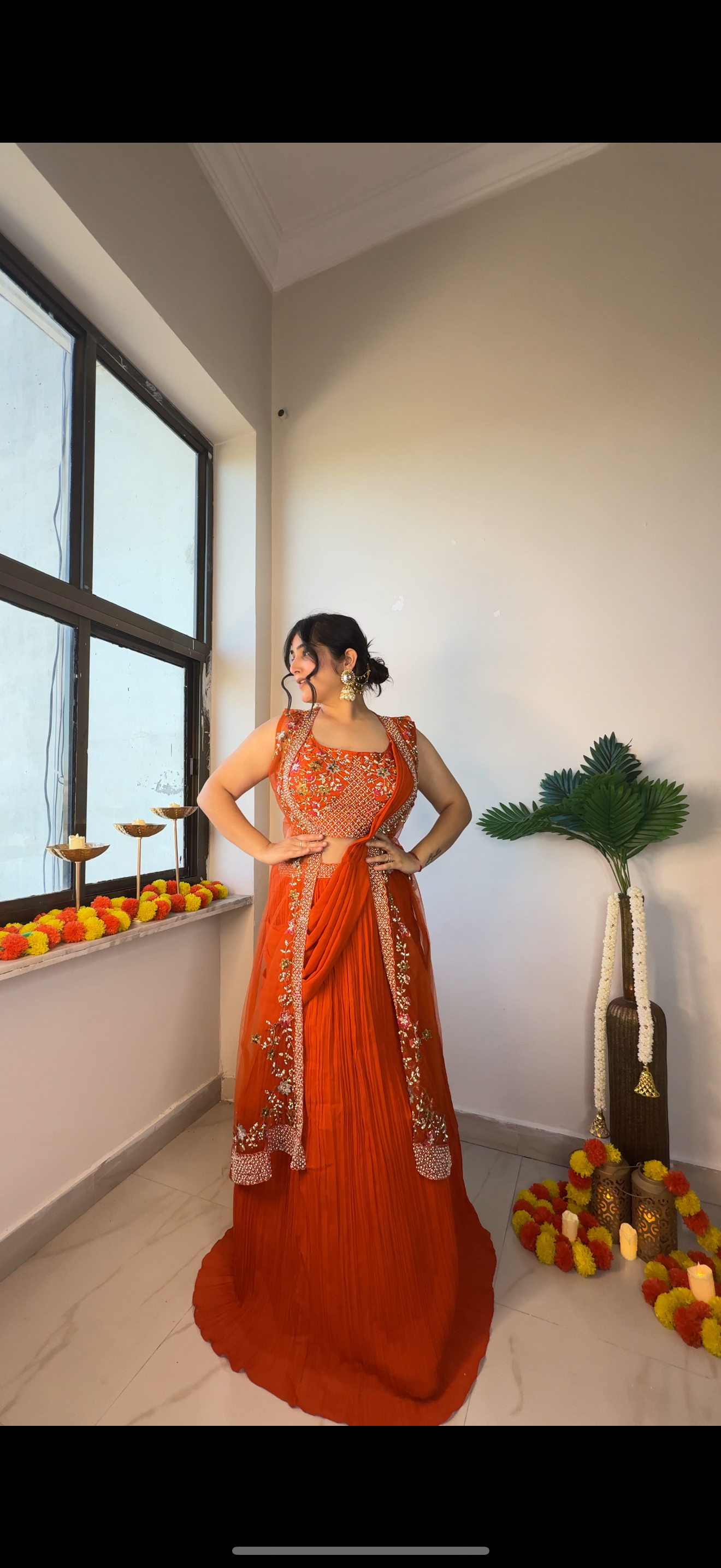 Mimosas lehenga