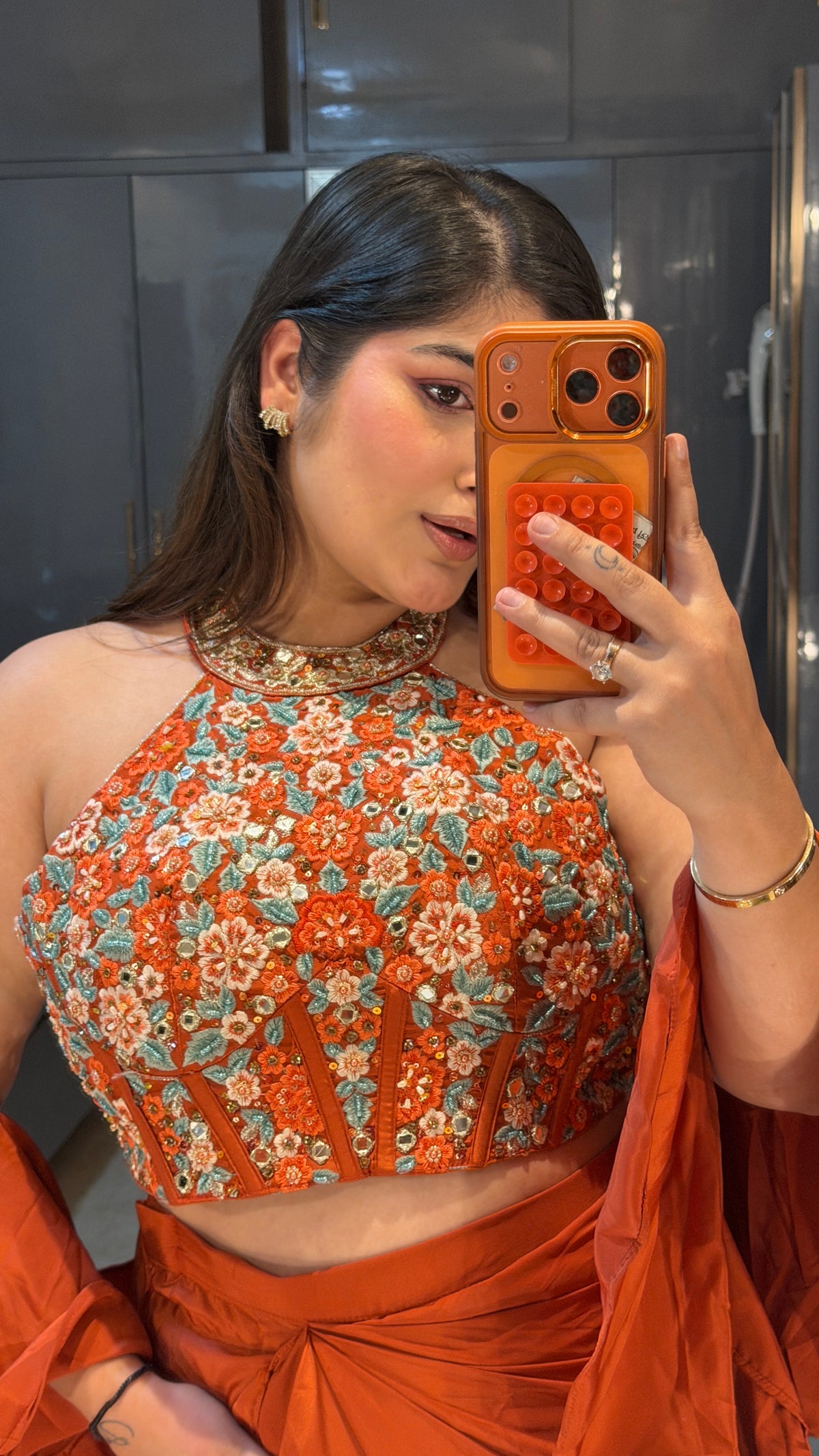 Flora halter neck