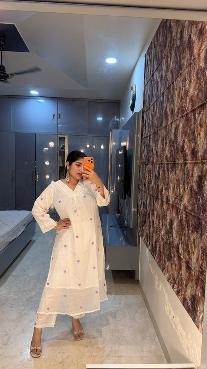Heart kurta set