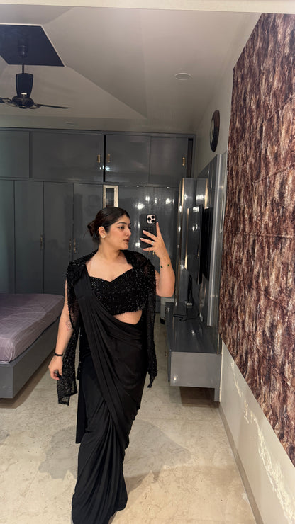 Glittery saree