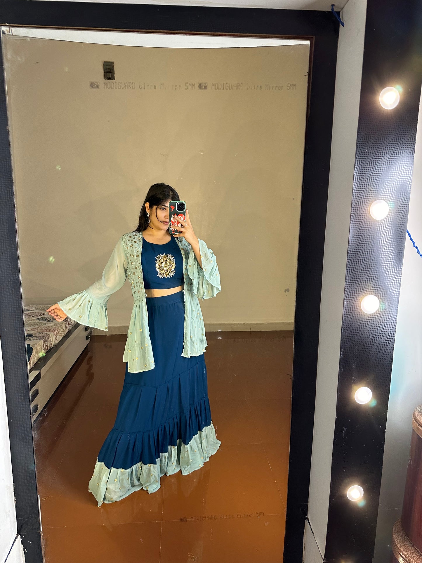Indowestern lehenga