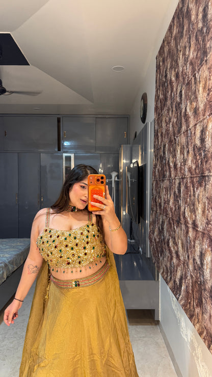 Ruby lehenga