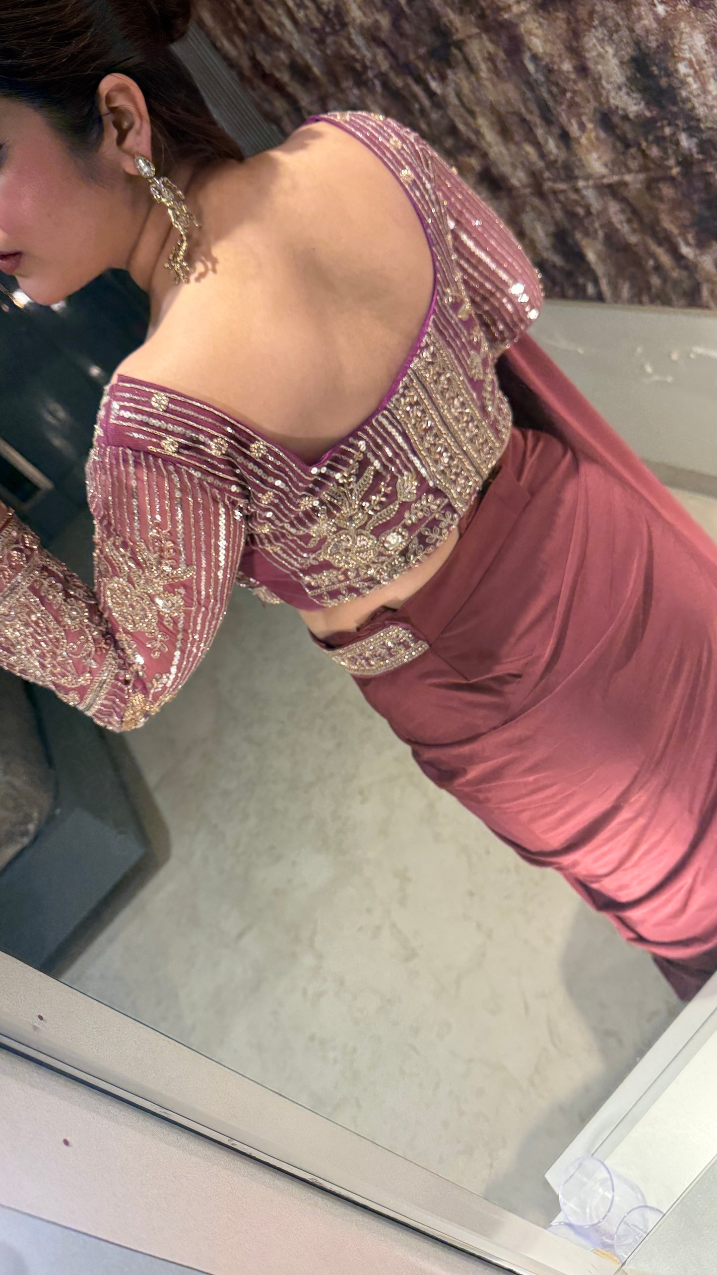 Sunehri saree