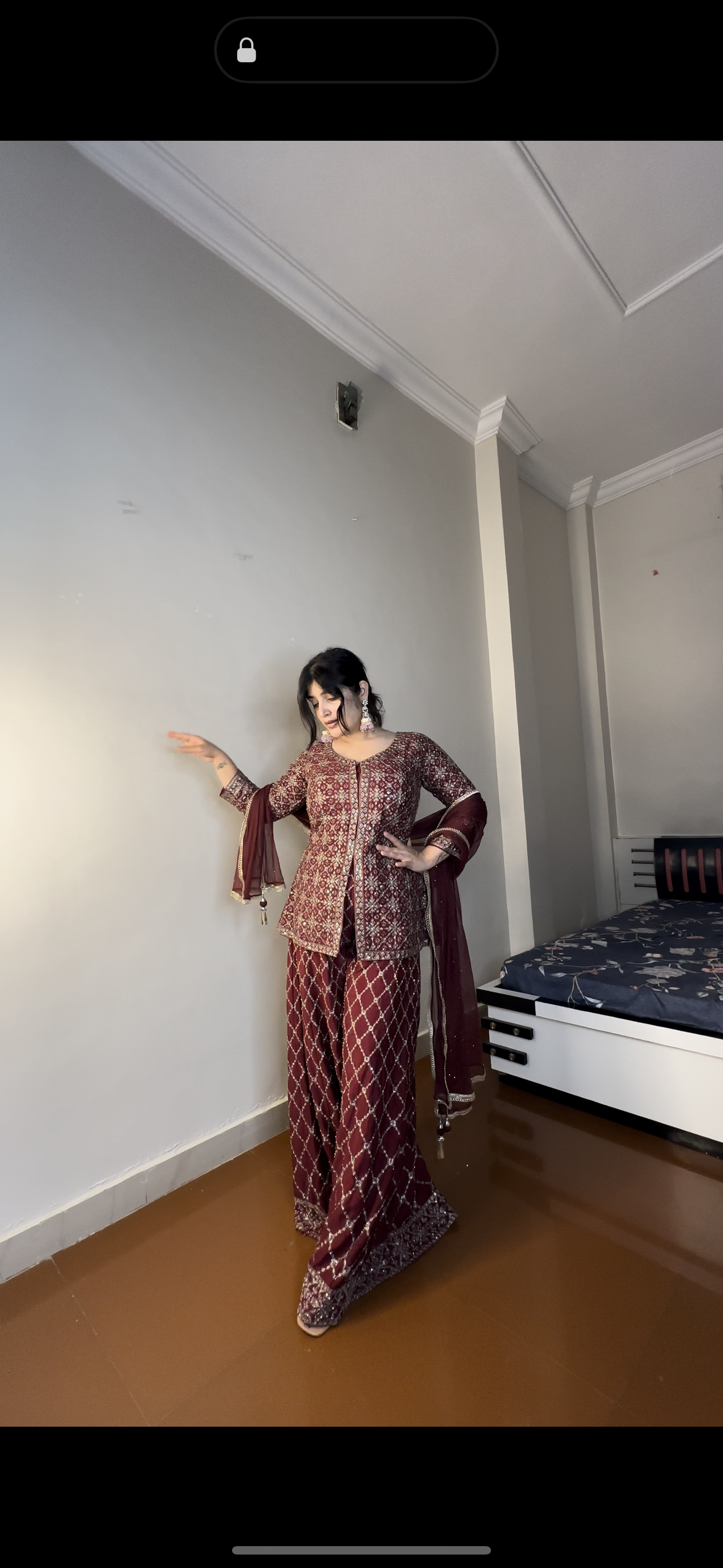 Fulki fully embroidered set