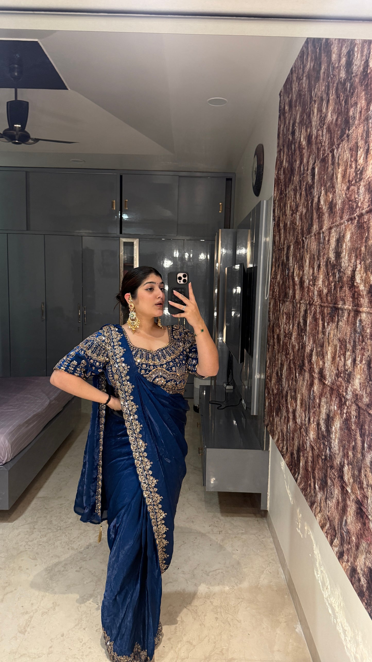 Dil aagya saree