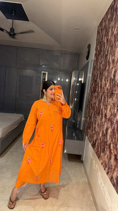 Flamingo kurta set