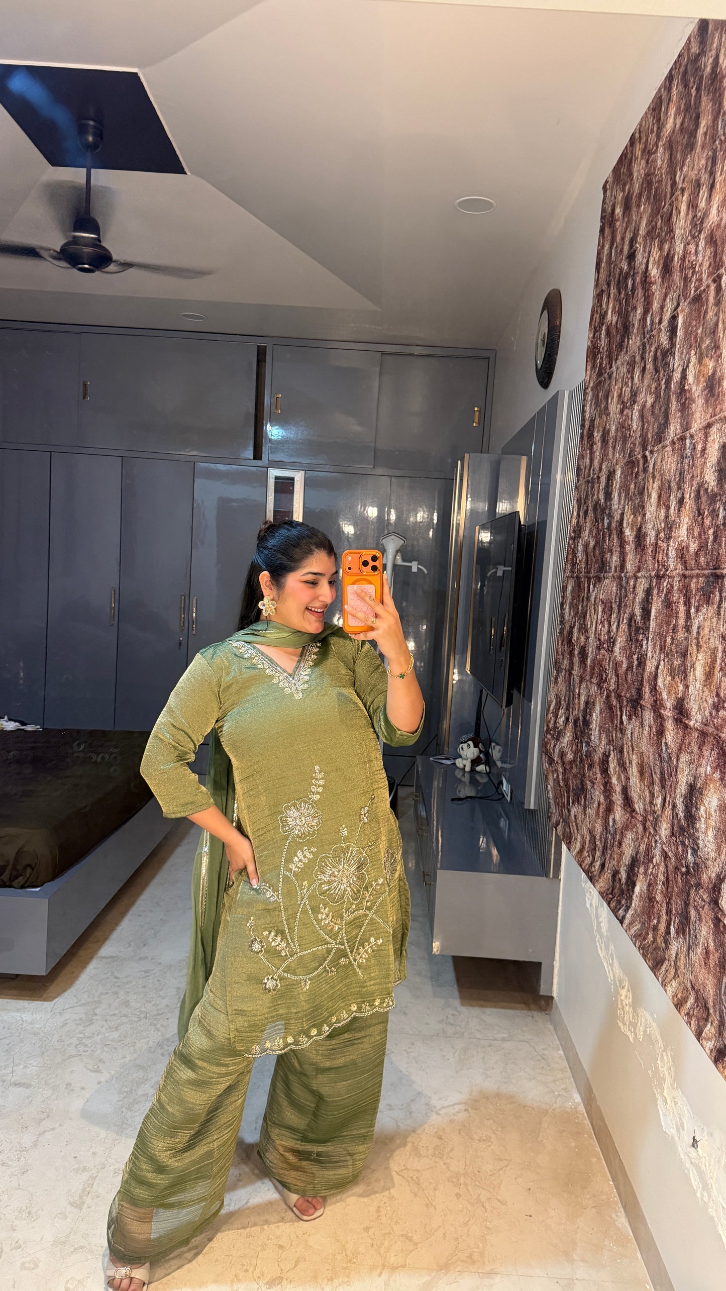 Zari kurta set