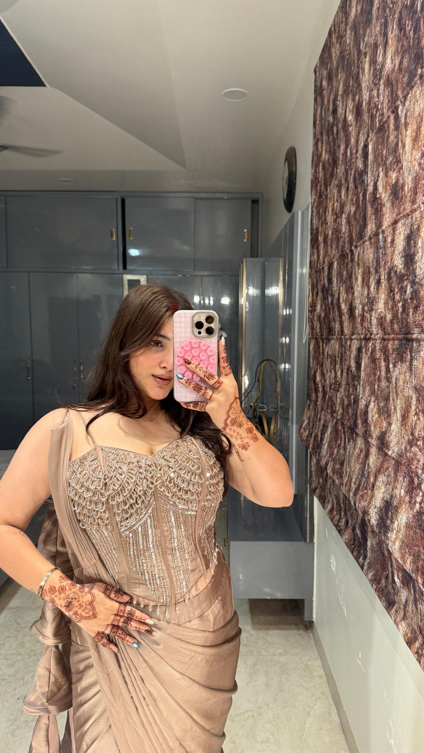 Premium corset saree