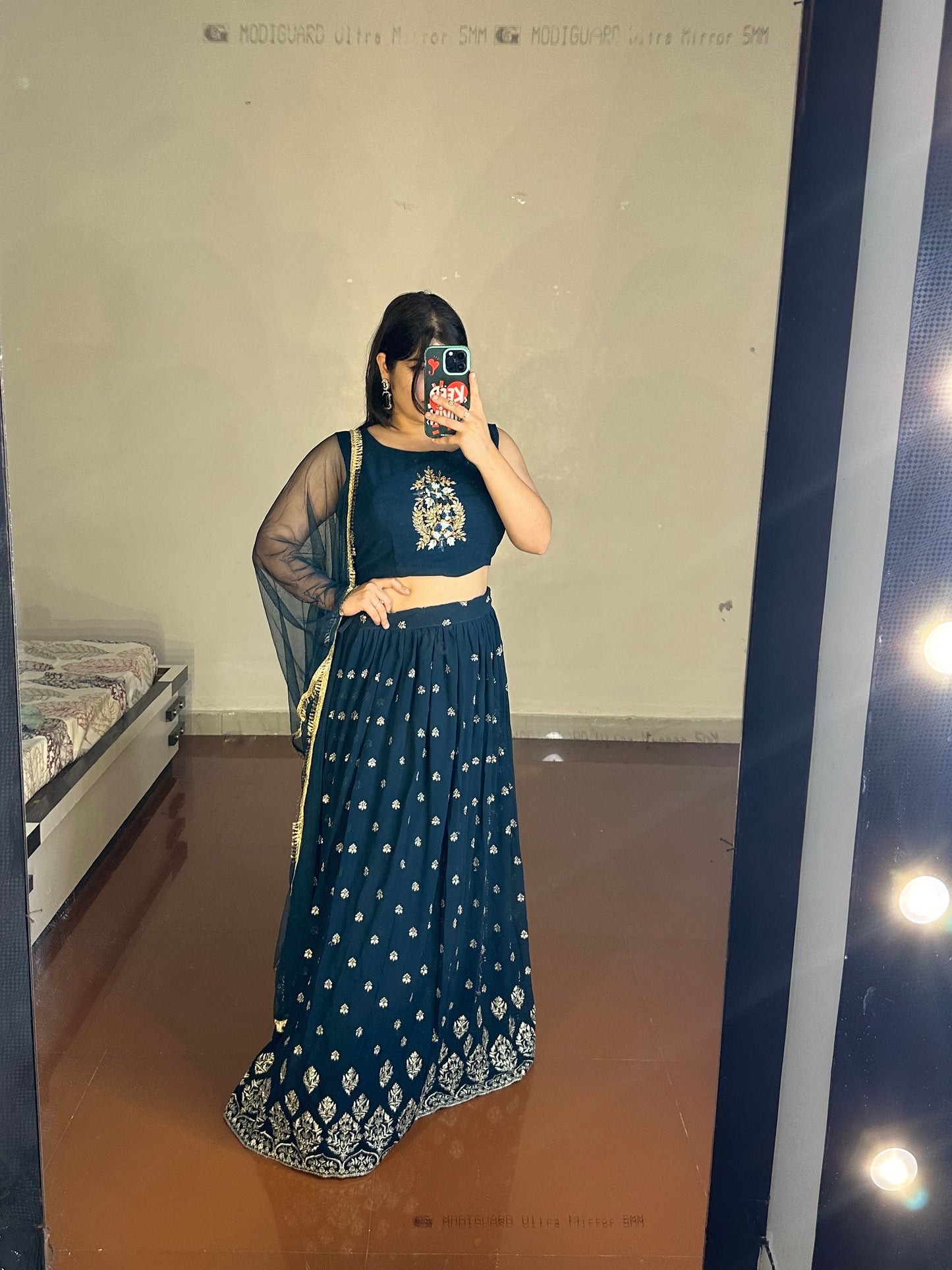 Short jacket lehenga