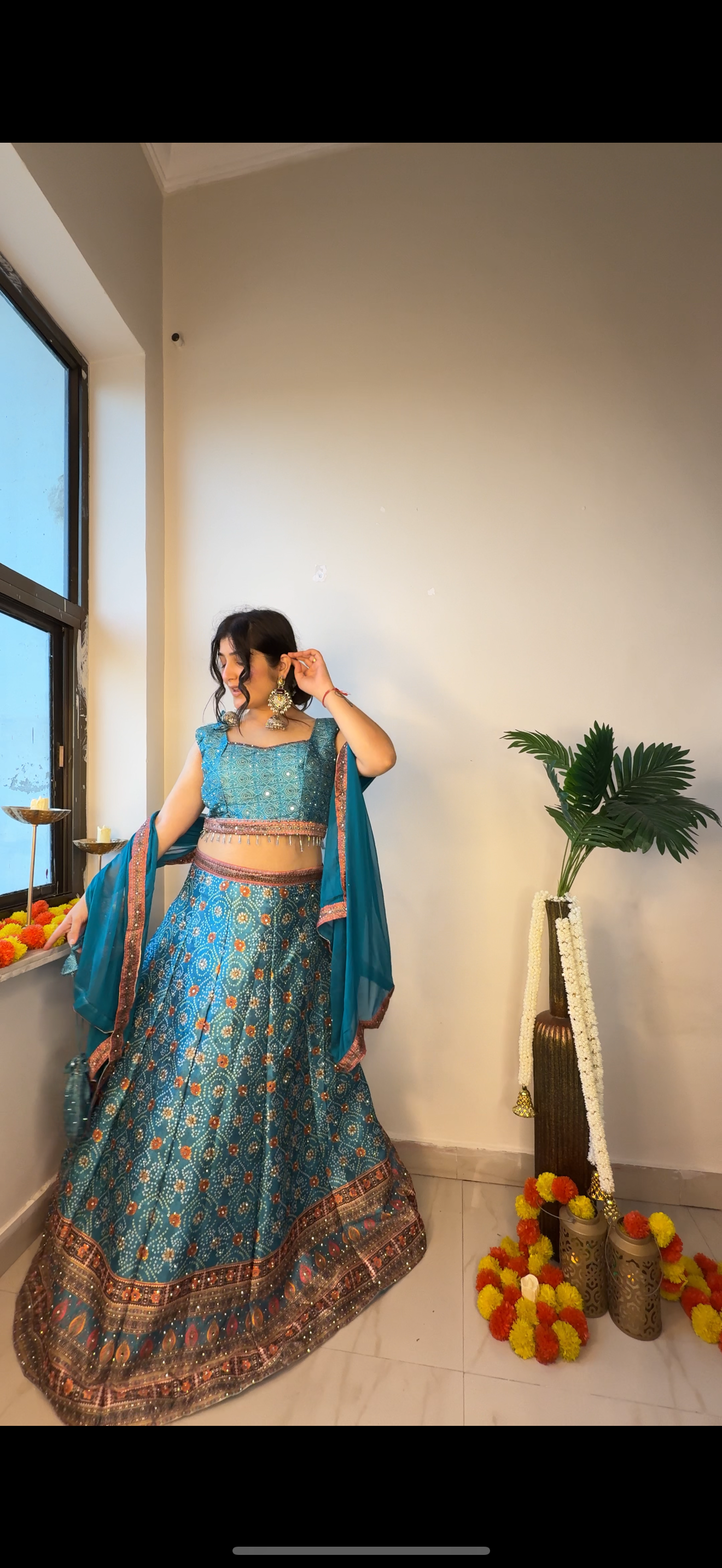BB silk lehenga