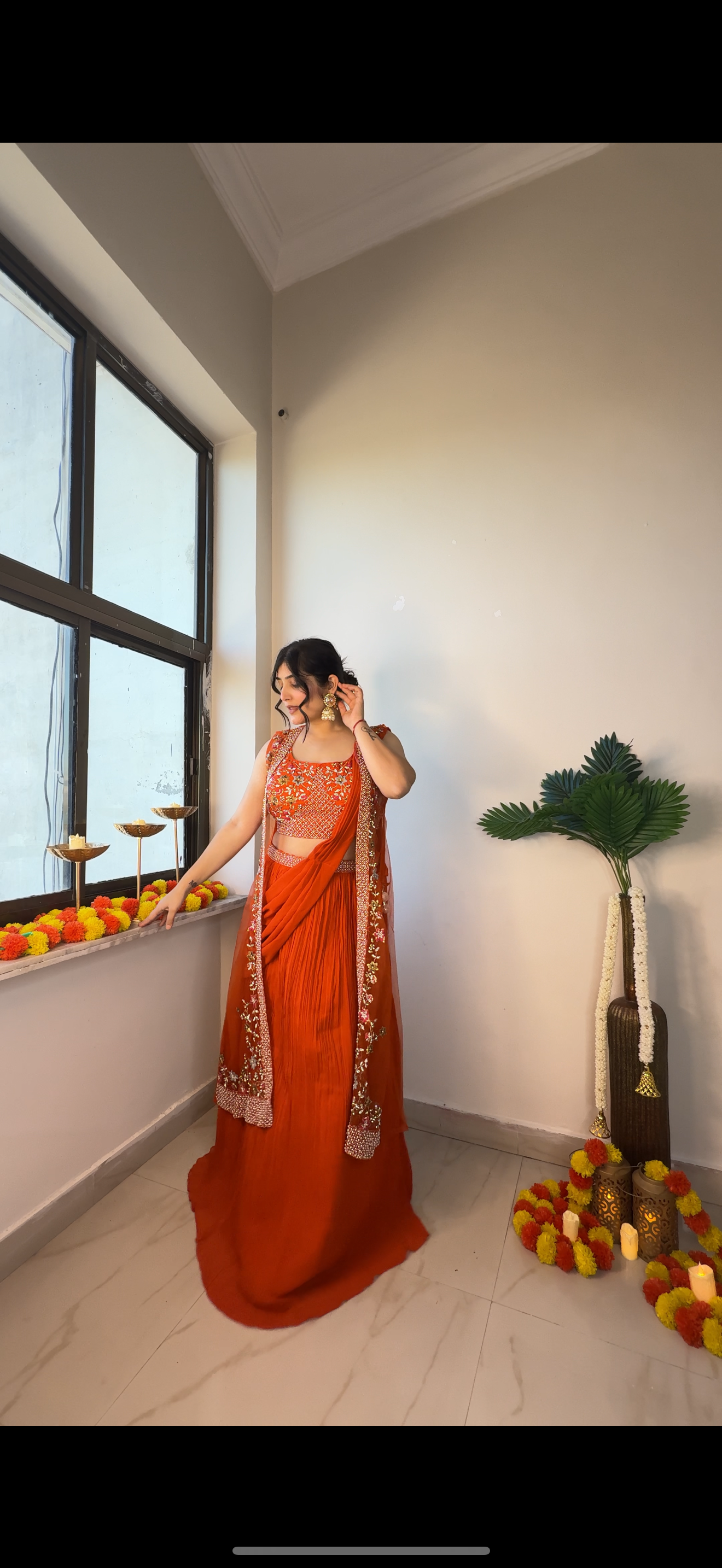 Mimosas lehenga