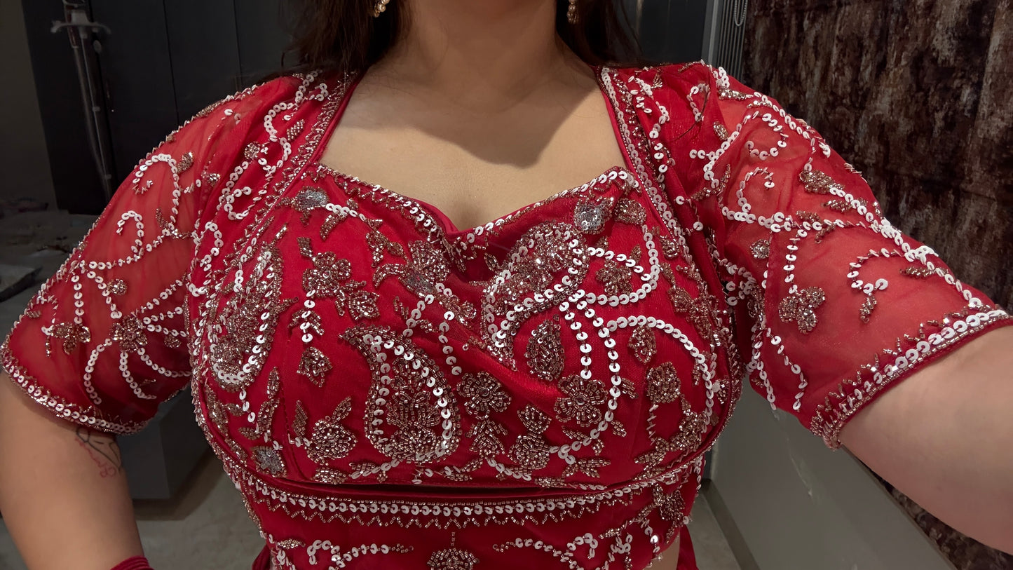 Chandani saree(pink)