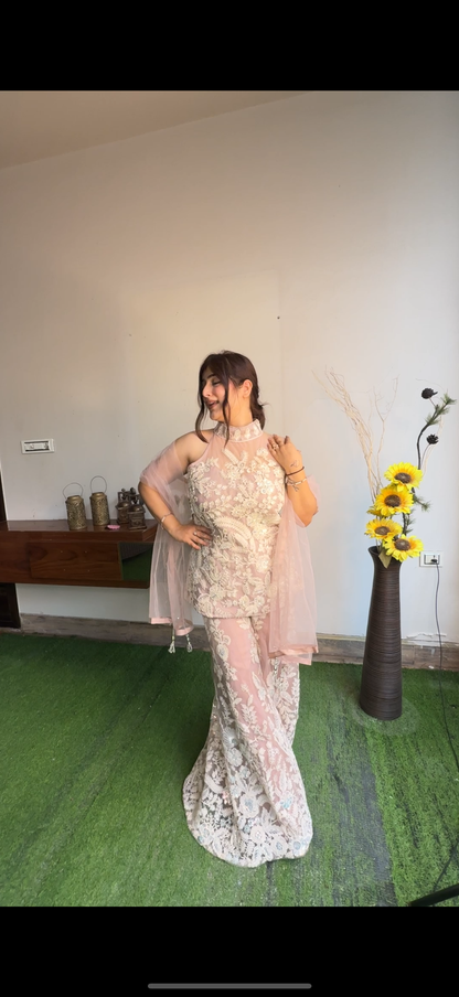 Thread work sharara set